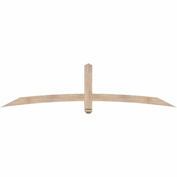 Ekena Millwork Bellingham Smooth Timber Gable Bracket, Douglas Fir, 84"W x 21"H x 3 1/2"D x 3 1/2"F, 6/12 Pitch GBW084X21X0404BEL00SDF - main